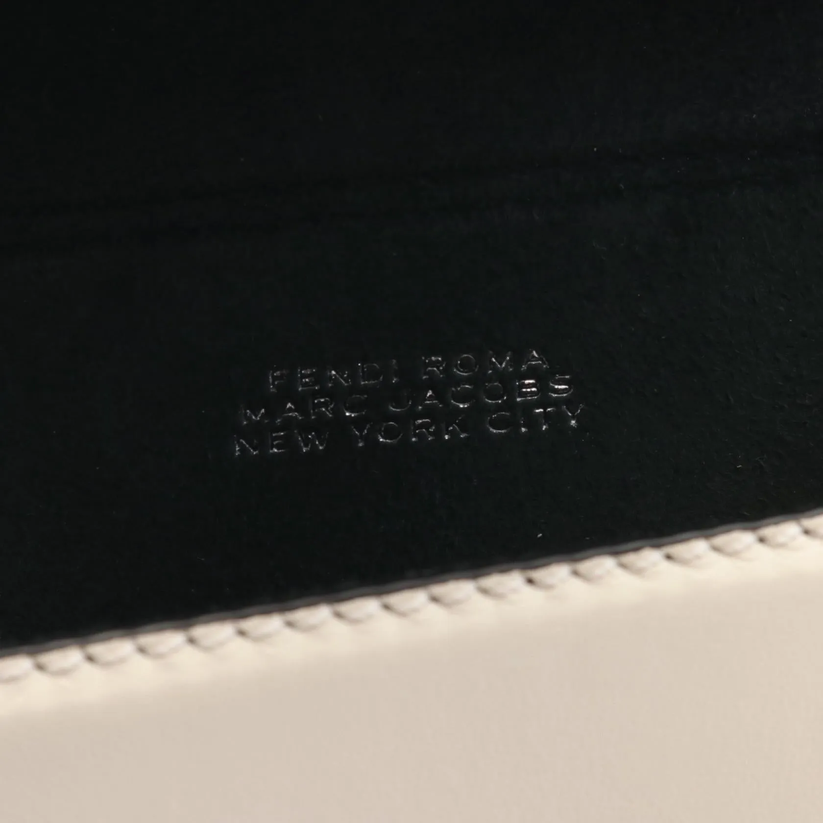 Fendi Leather Phone Pouch Baguette Shoulder Bag