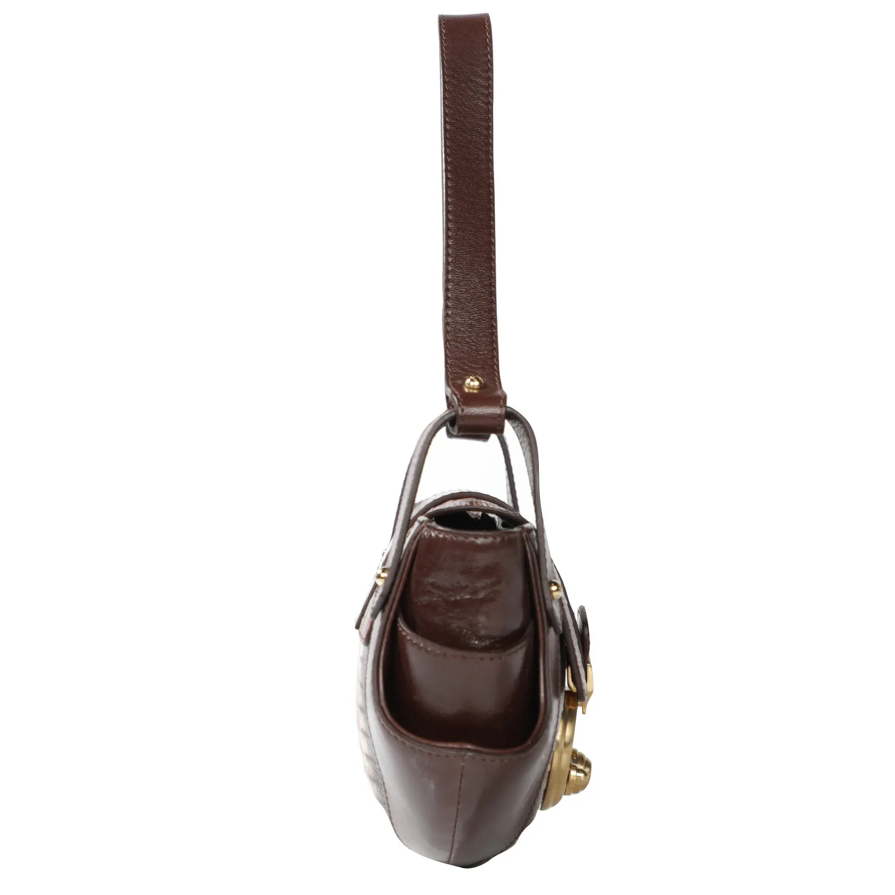 Fendi Lizard Leather Shoulder Bag