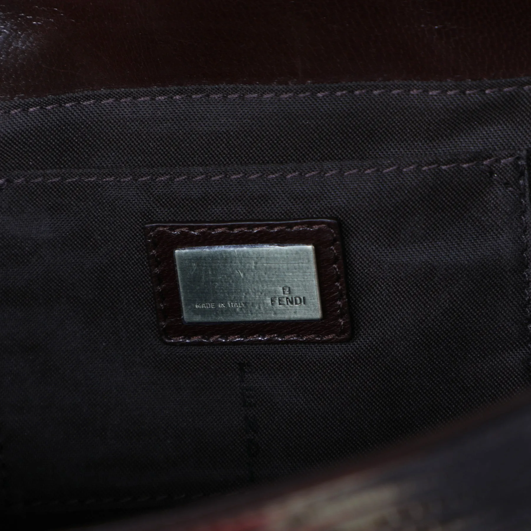 Fendi Lizard Leather Shoulder Bag