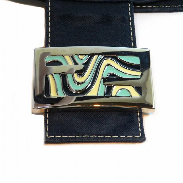 Fendi Mamma Bucket Denim Shoulder Bag