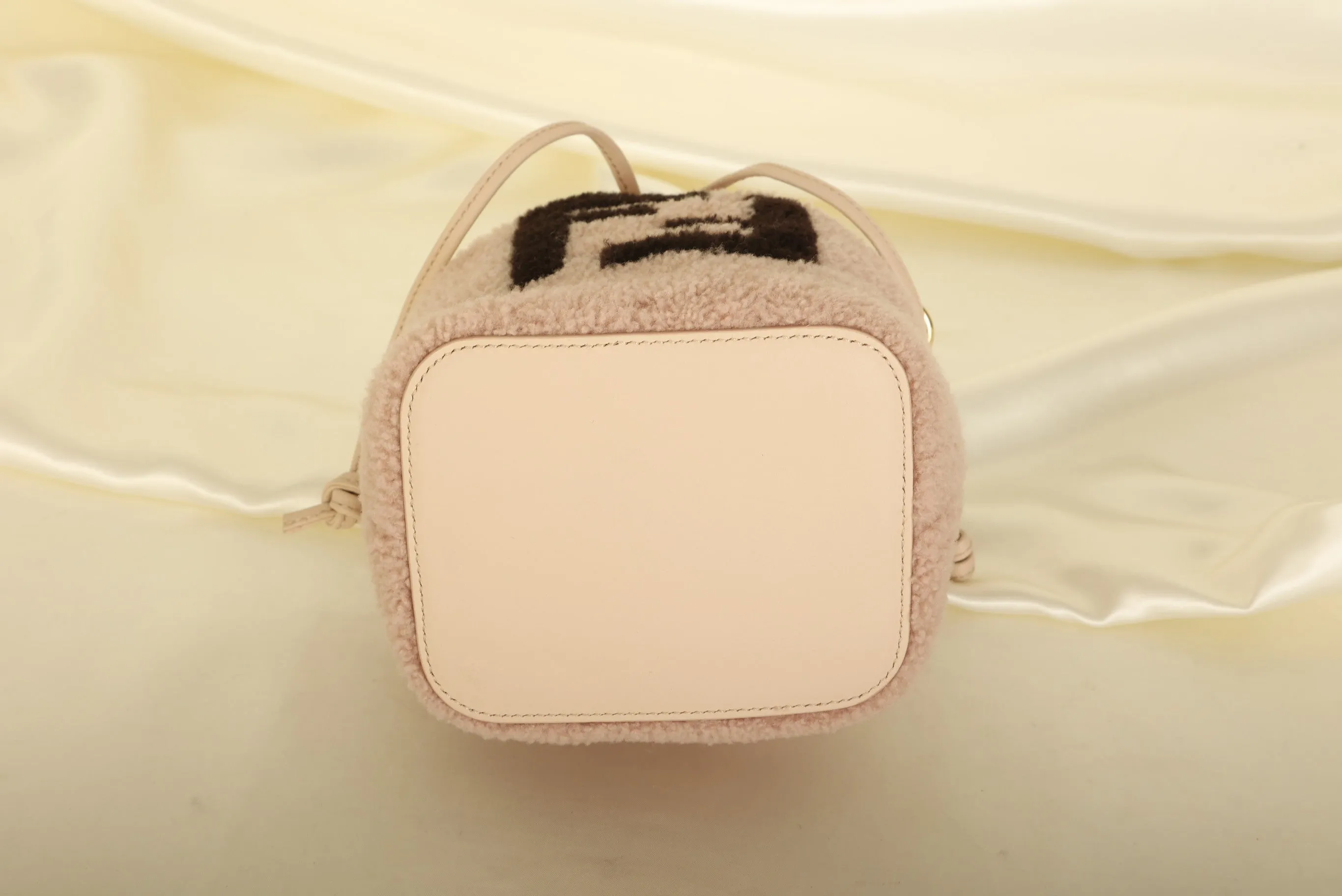 Fendi Shearling Mini Bucket Bag
