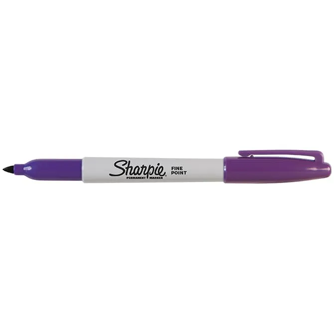 Fine Tip Permanent Marker - Quick-Drying Ink, Fade-Resistant, and Waterproof - Perfect for Writing, Drawing, and Labeling on Various Surfaces at Home, School, or Office