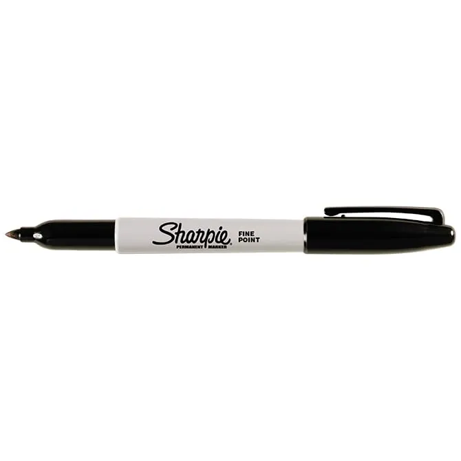 Fine Tip Permanent Marker - Quick-Drying Ink, Fade-Resistant, and Waterproof - Perfect for Writing, Drawing, and Labeling on Various Surfaces at Home, School, or Office