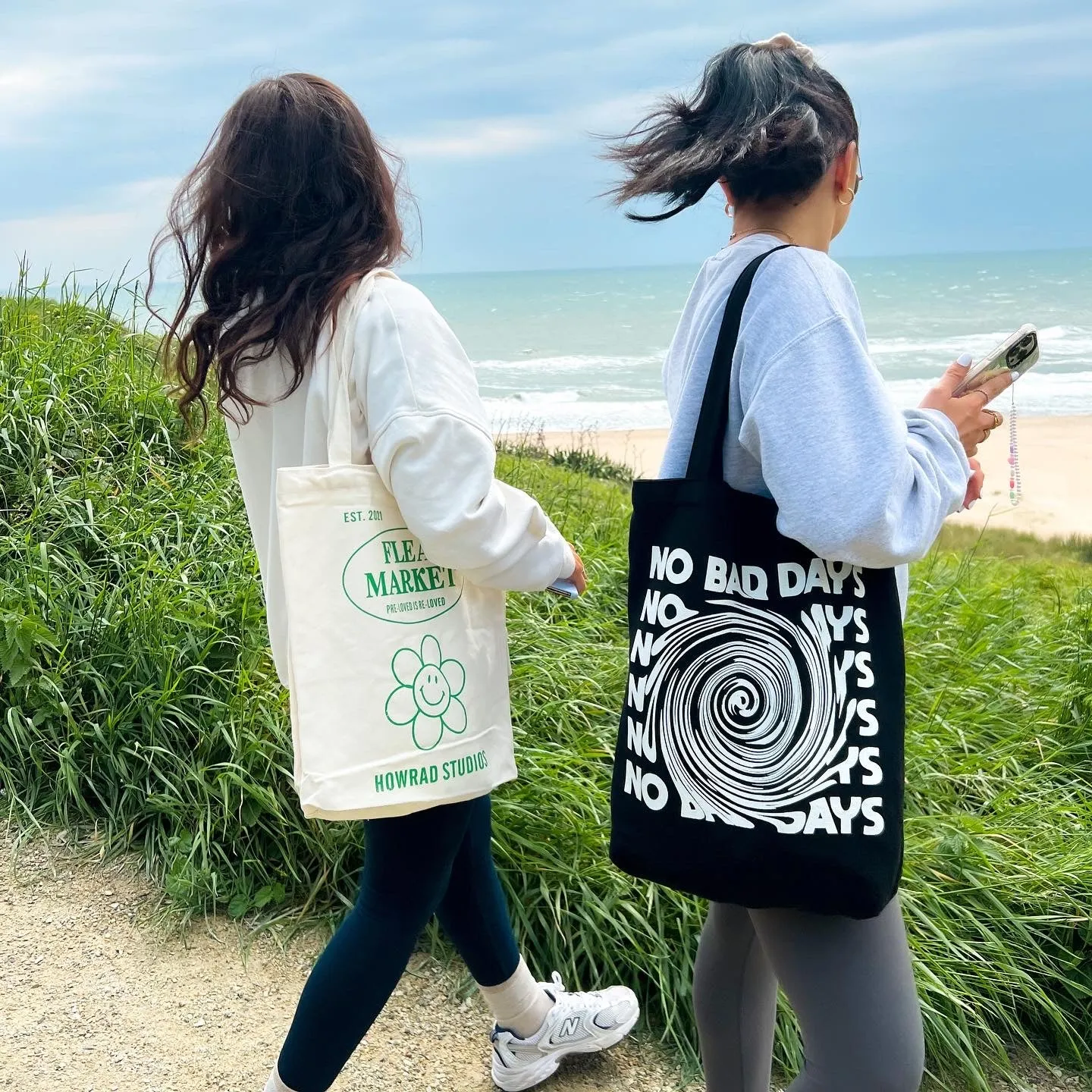 Flea market tote bag