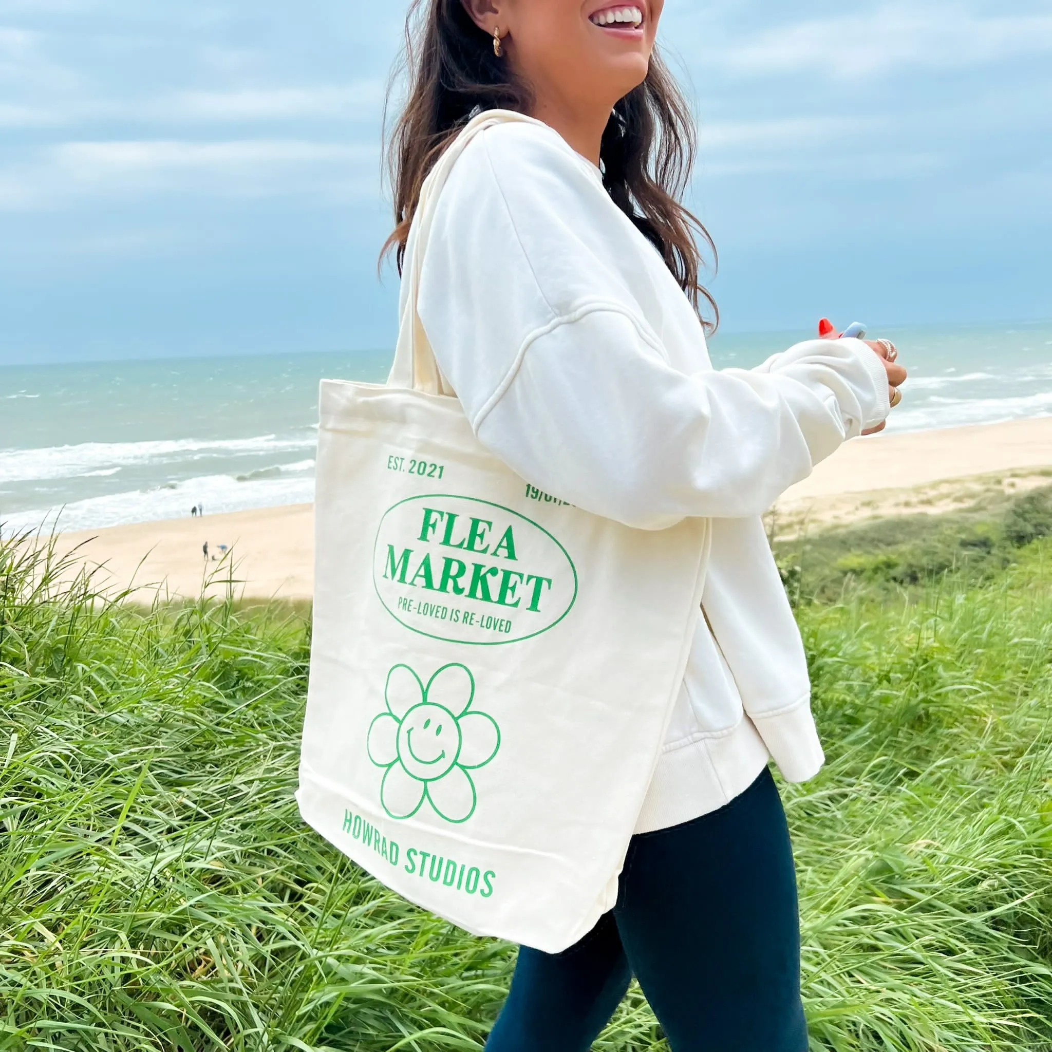 Flea market tote bag