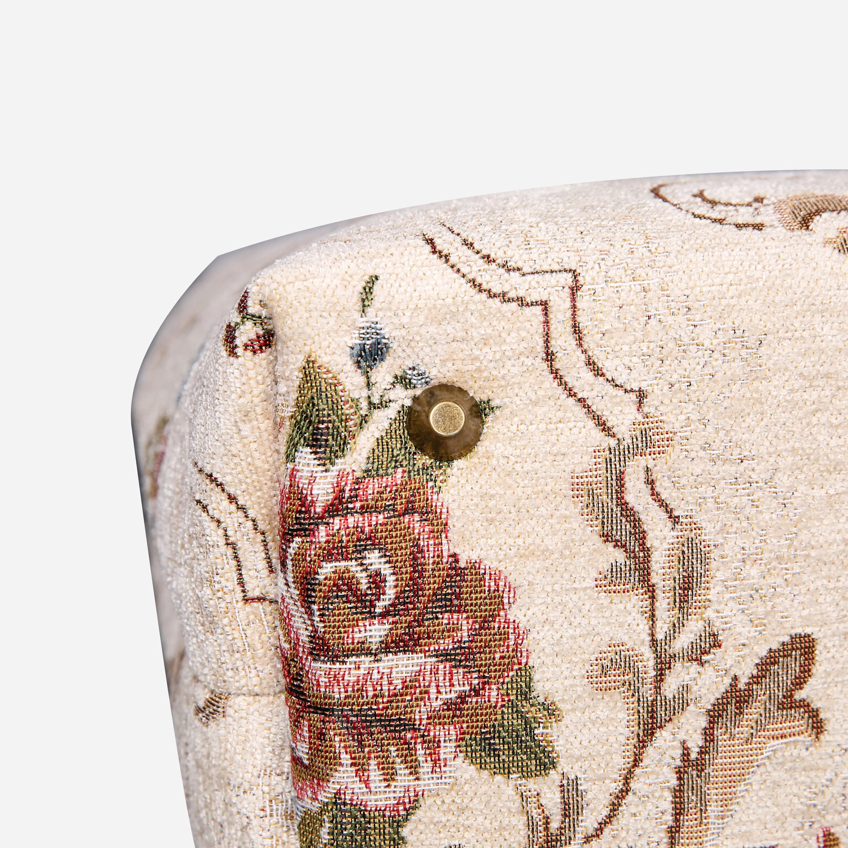 Floral Cream Carpet Laptop Backpack