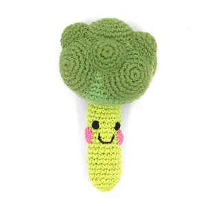 Friendly Broccoli Rattle