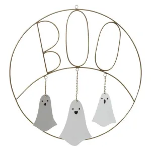 Friendly Ghost Wreath