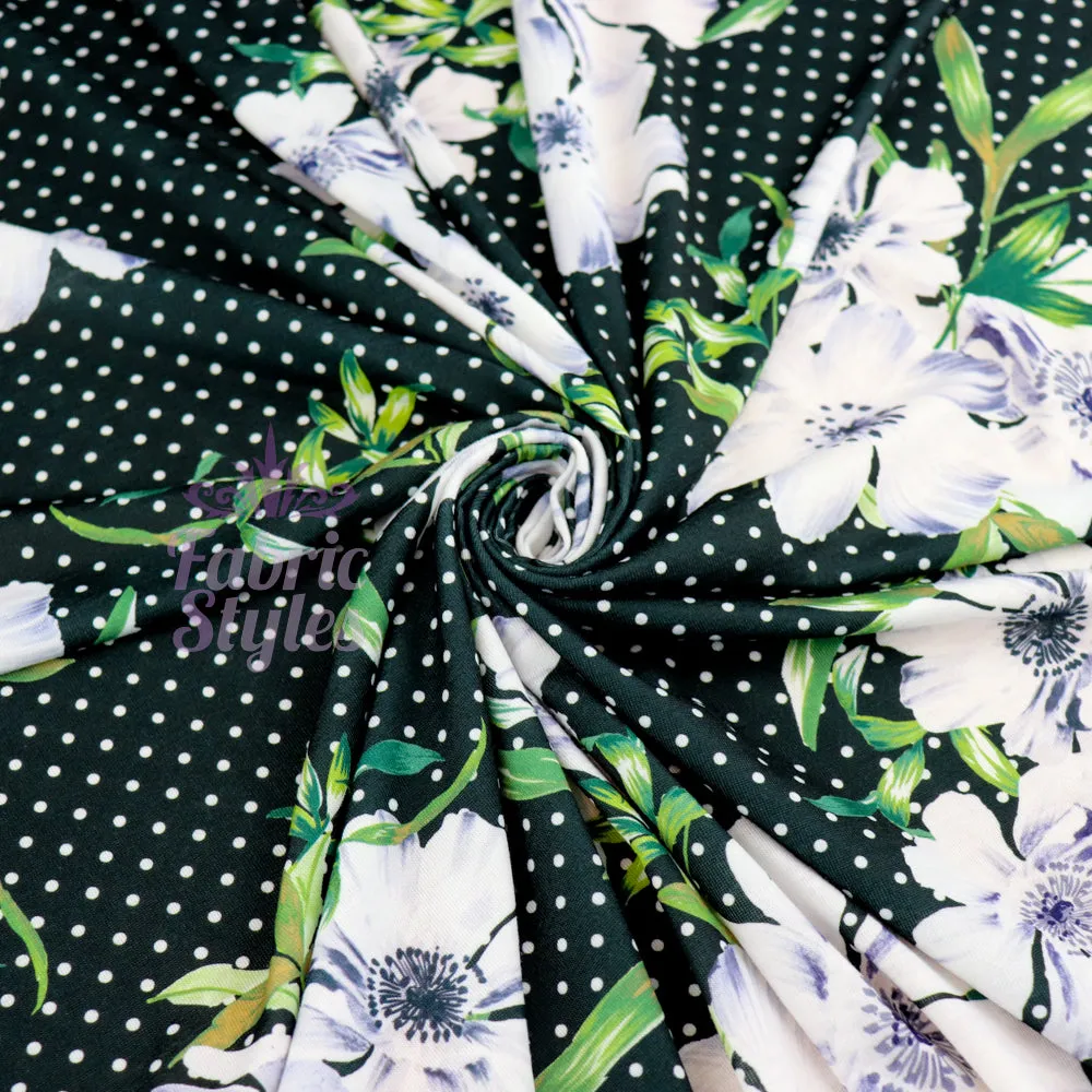 FS1041 Floral Polka Dot