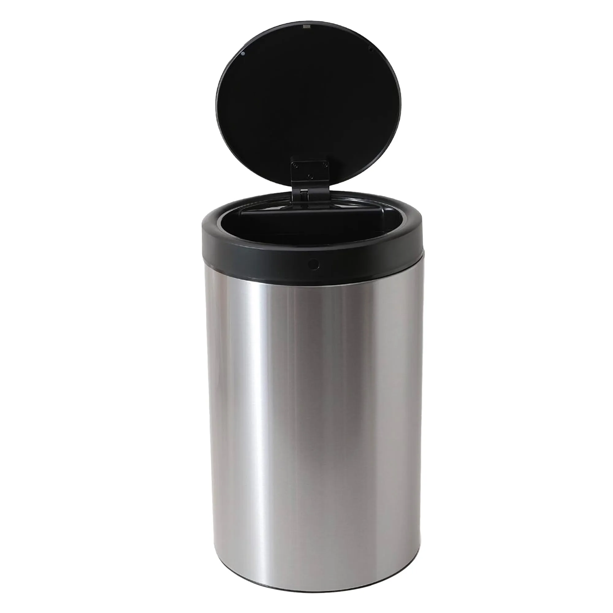 FUMATO 30L Dustbin For Kitchen | Dustbin For Bathroom | 50cm Automatic Smart Sensor Dustbin For Bedroom | Steel Dustbin With Lid | Dustbin For Office | Garbage Bin -Silver