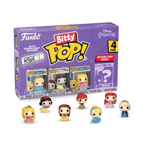 Funko - Disney Princesses Cinderella Bitty Pop! Mini Figure 4-Pack