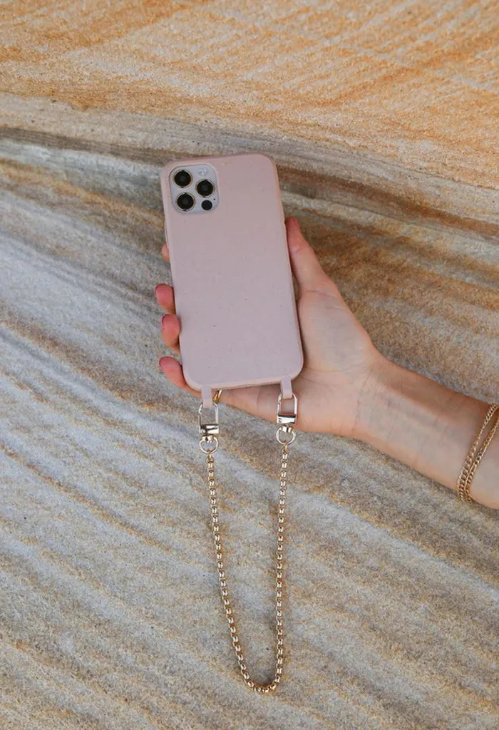Gaia Gold-Plated Short Phone Chain