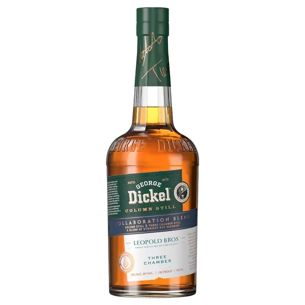 George Dickel x Leopold Bros Three Chamber Rye Collaboration Blend 2023 Release