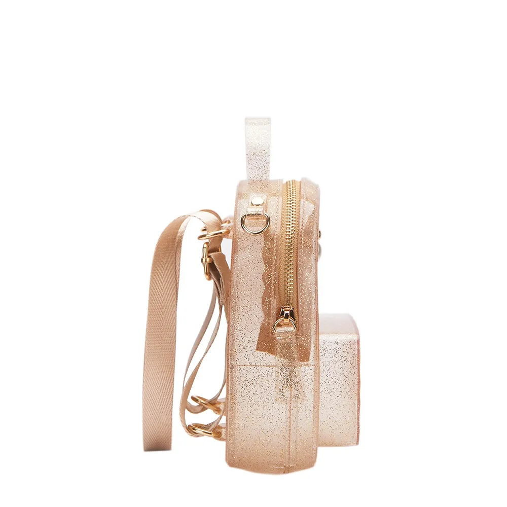gold bee jelly mini backpack