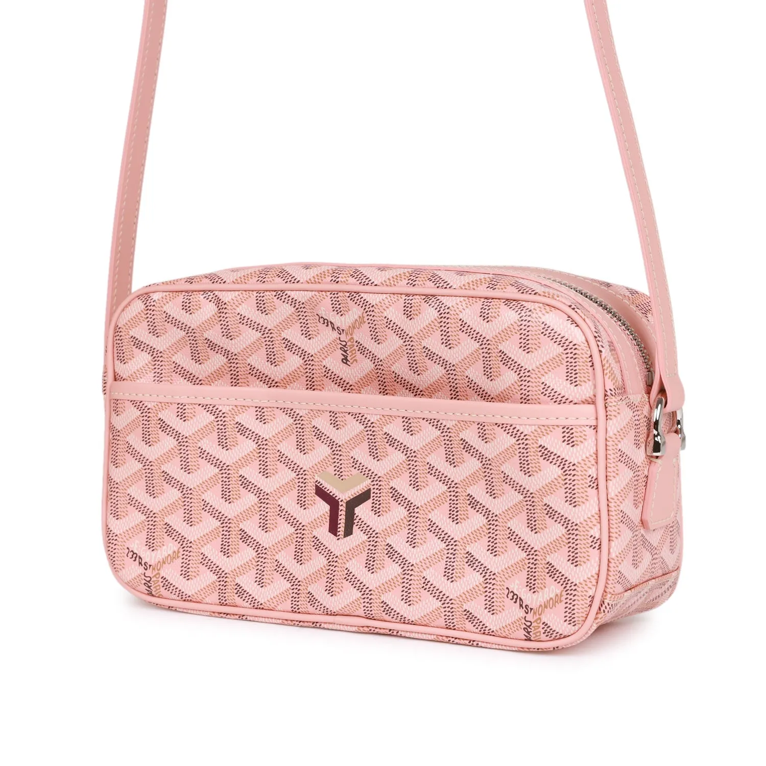 Goyard Goyardine Rose Pink Cap Vert PM Bag Silver Hardware