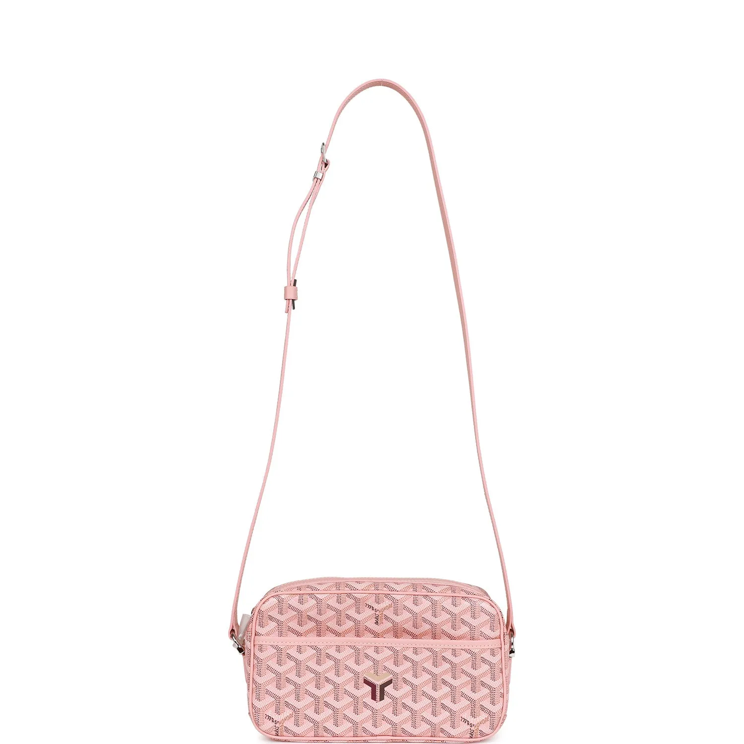 Goyard Goyardine Rose Pink Cap Vert PM Bag Silver Hardware