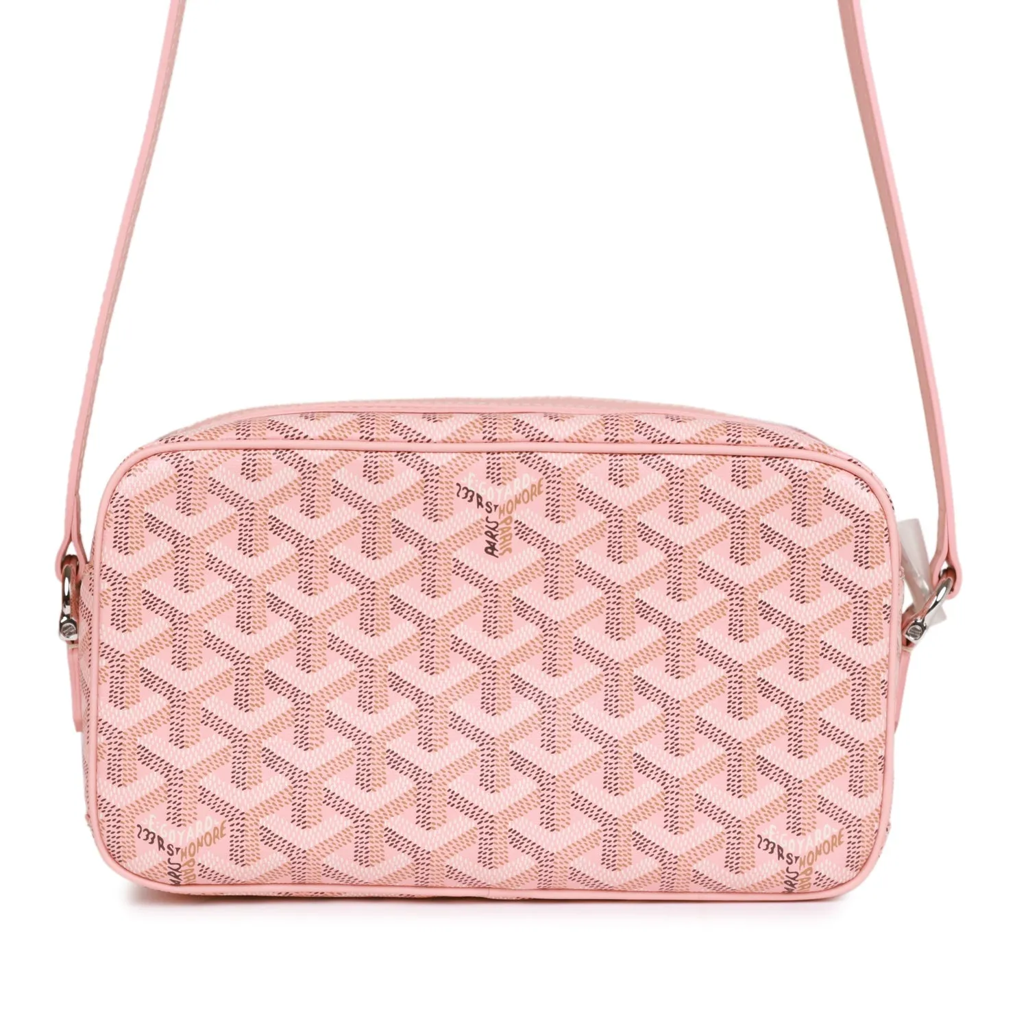 Goyard Goyardine Rose Pink Cap Vert PM Bag Silver Hardware