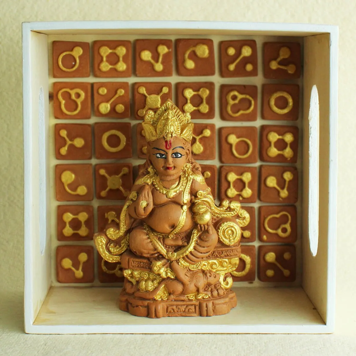 Handcrafted Terracotta Dharaj Kuber Idol