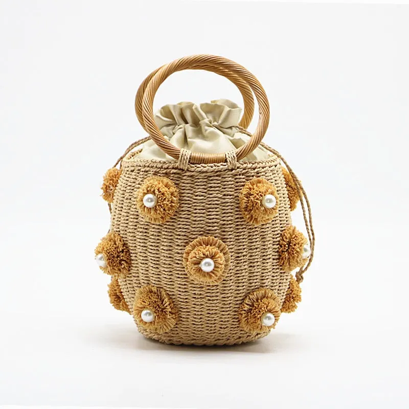 Handmade Rhinestone Bag - Santorini