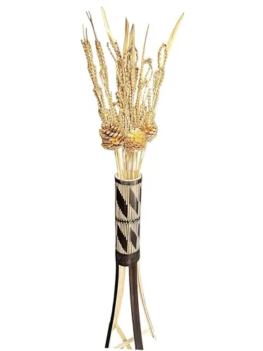 Handricaft Bamboo Vase for Flower Plants, Home Decor, Living Room, Bedroom, Office Table Decorations