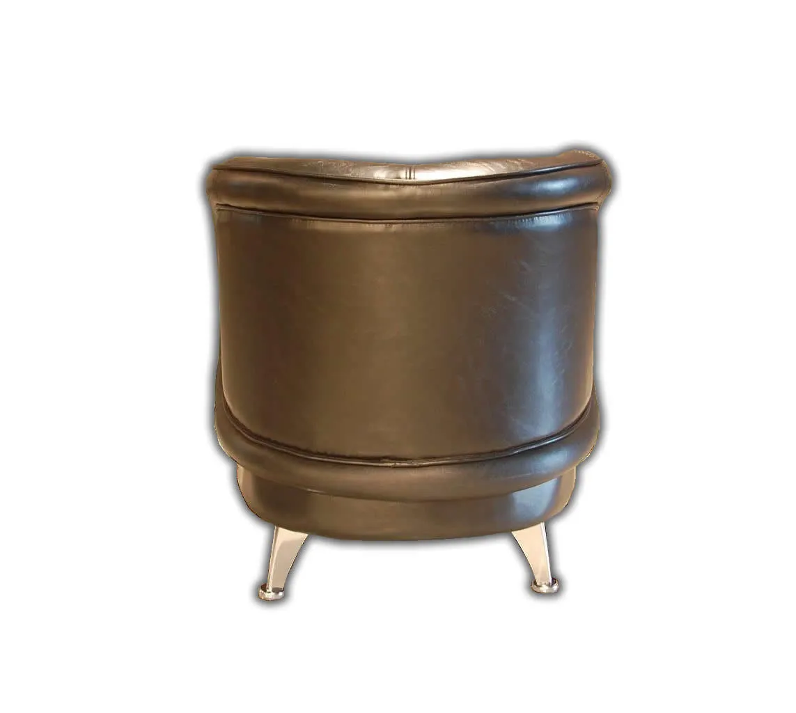 HB-032 Black Tub Reception Chair