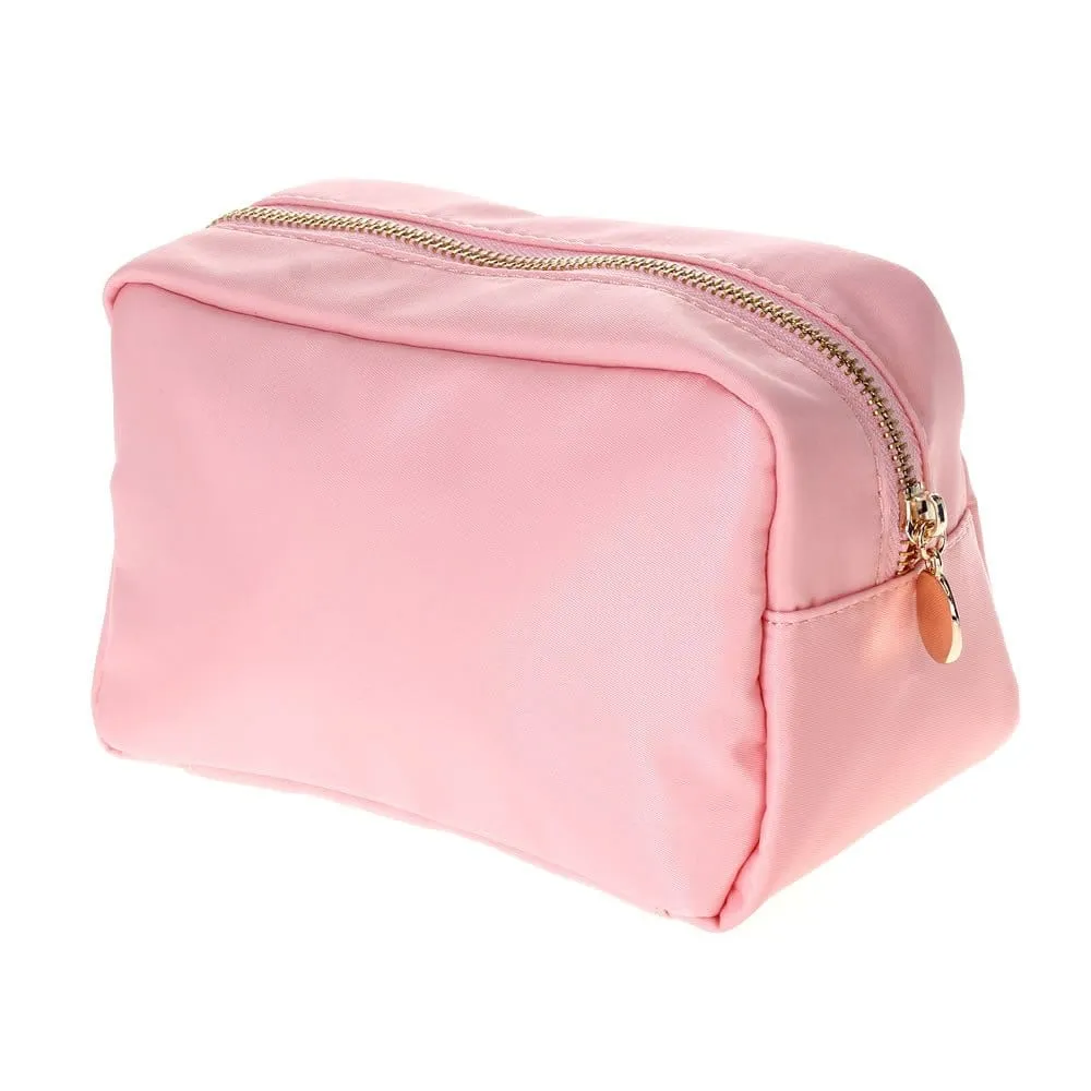 HM1012 Emma Round Zippered Nylon Cosmetic Pouch Bag