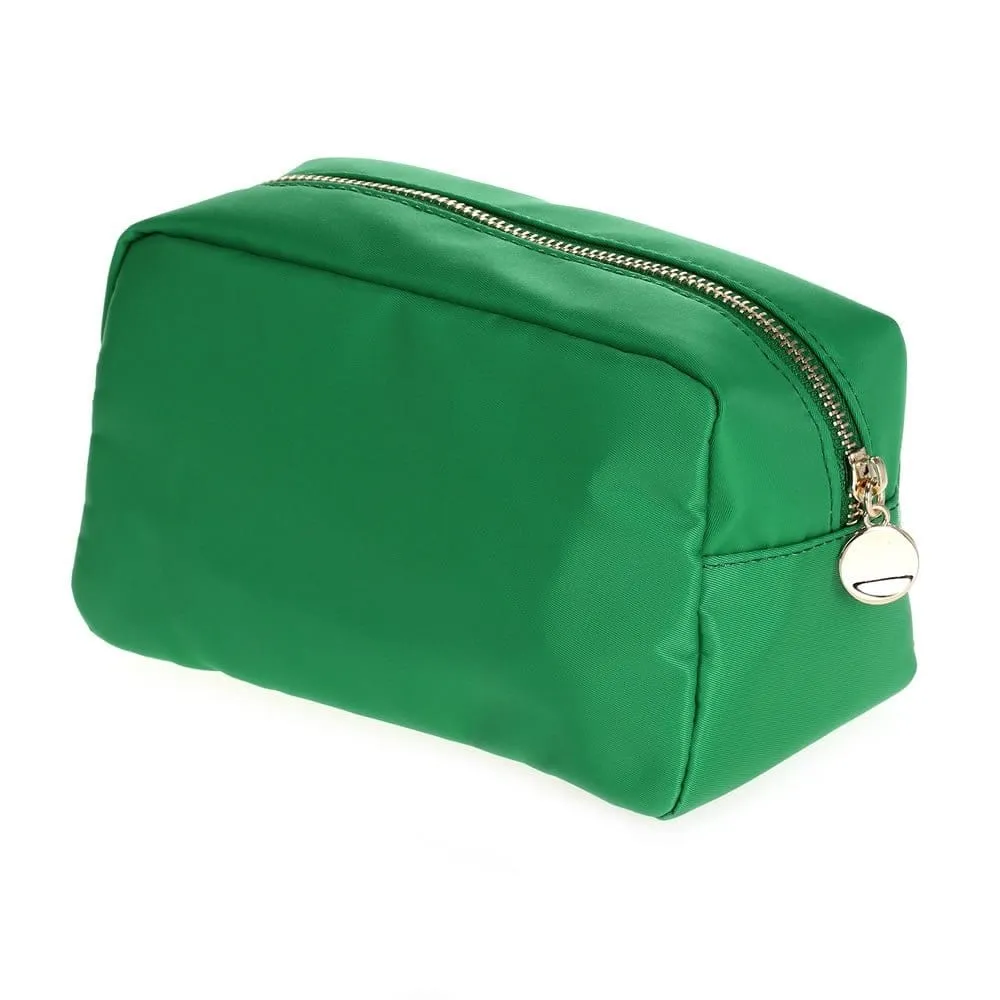 HM1012 Emma Round Zippered Nylon Cosmetic Pouch Bag