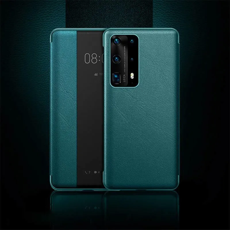 Huawei Mate Series Side Window Anti-Drop Flip Phone Case