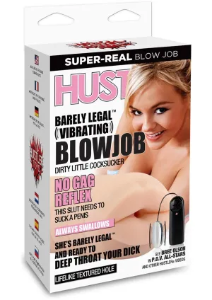 Hustler Barely Legal Vibrating Blowjob Dirty Little Cocksucker Mouth Stroker