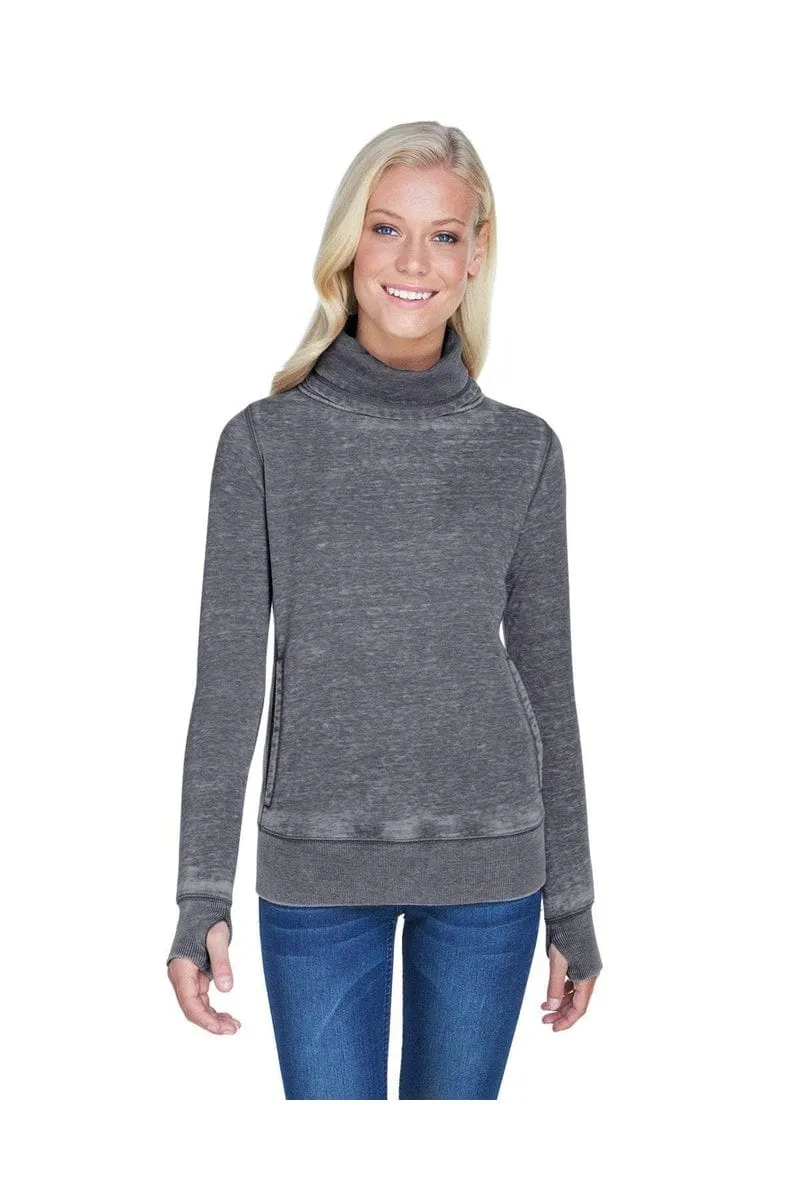 J America JA8930: Ladies' Zen Fleece Cowl Neck