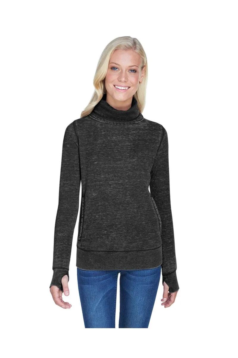 J America JA8930: Ladies' Zen Fleece Cowl Neck