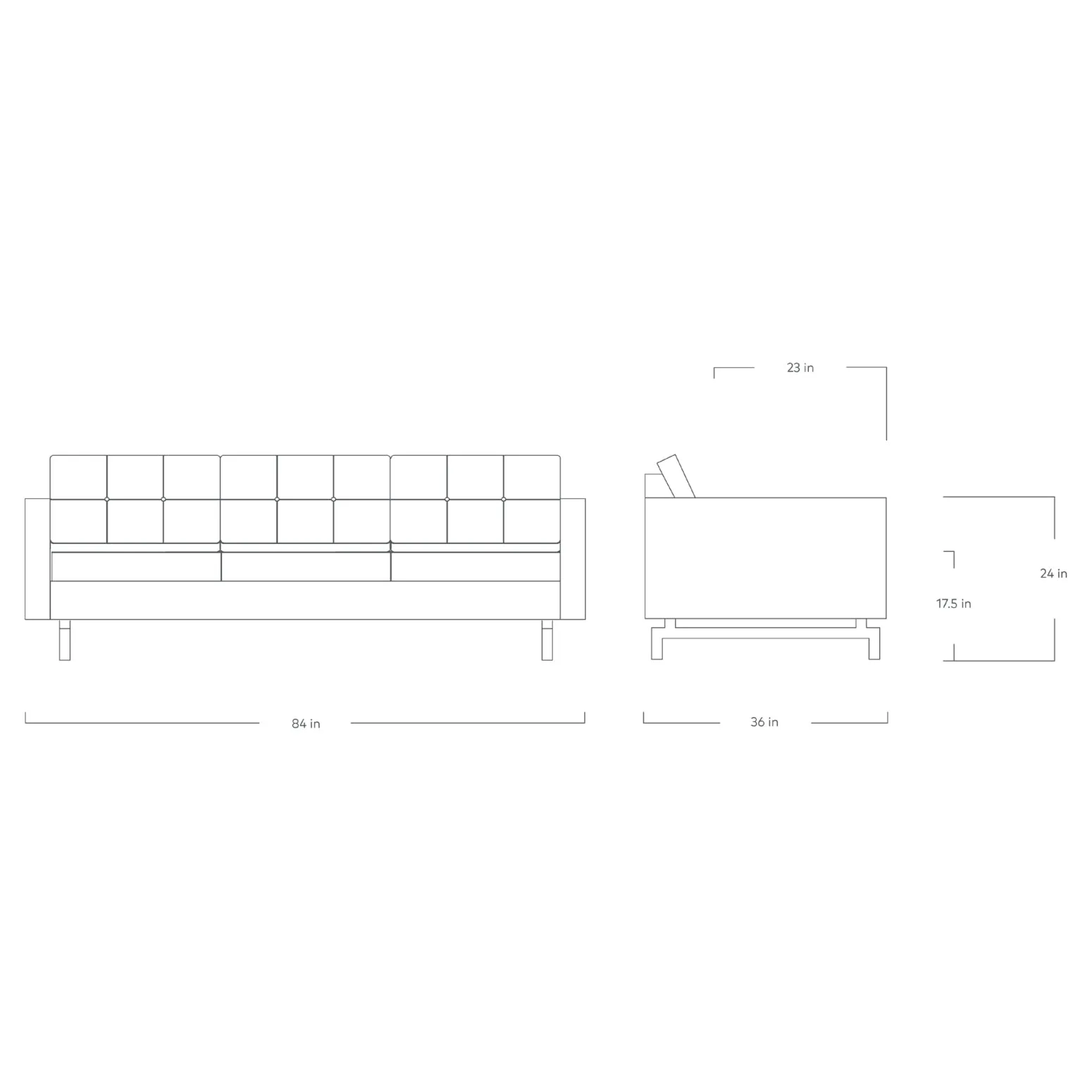 Jane 2 Sofa
