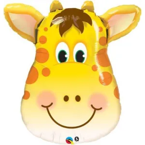 Jolly Giraffe Shape Foil Balloon - 81cm