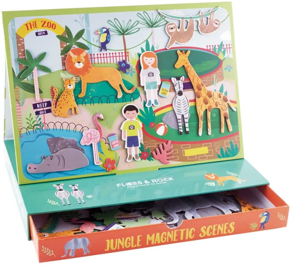 Jungle Magnetic Playset
