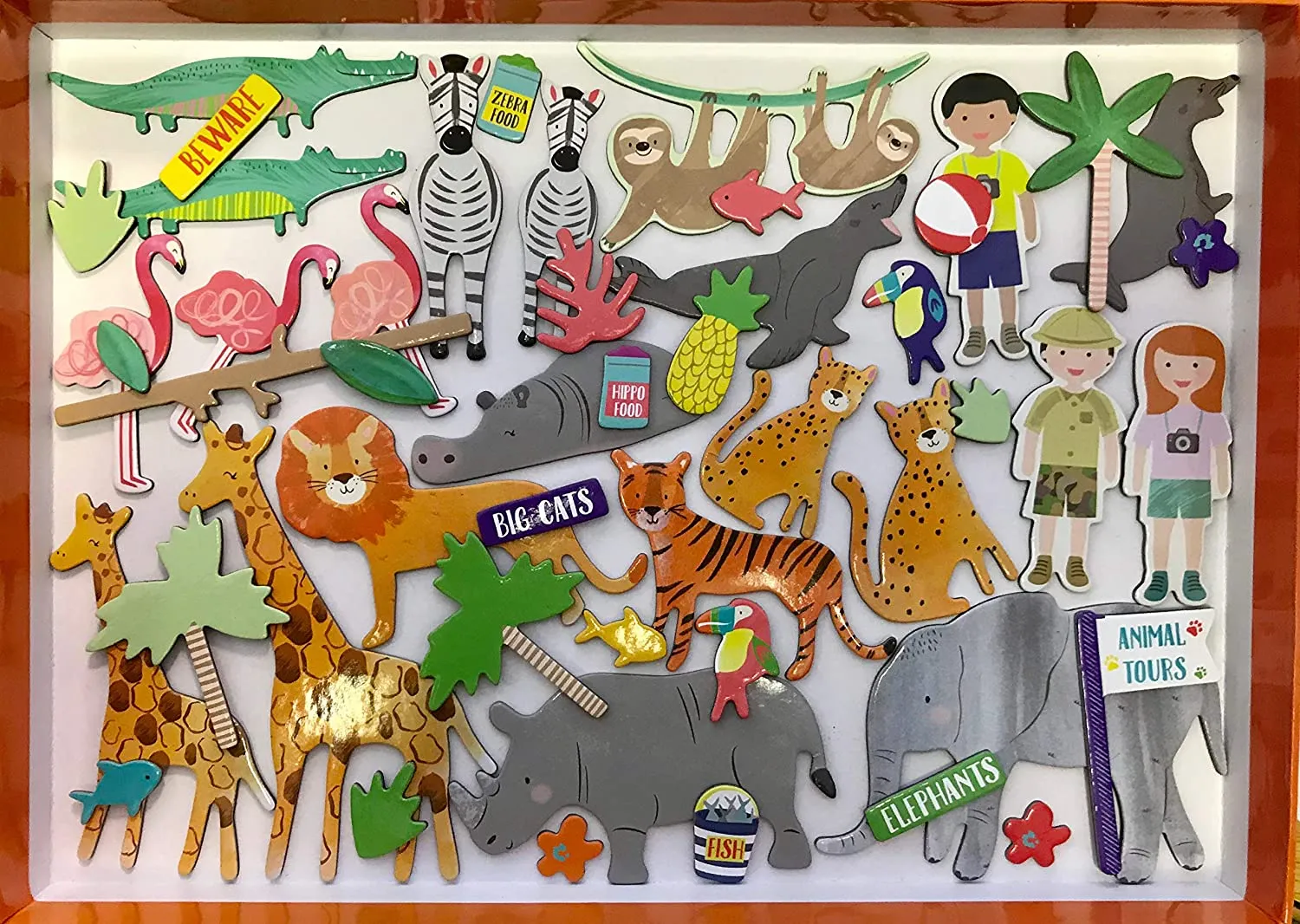 Jungle Magnetic Playset