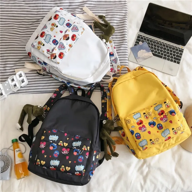 Kawaii Sesame Street Backpack