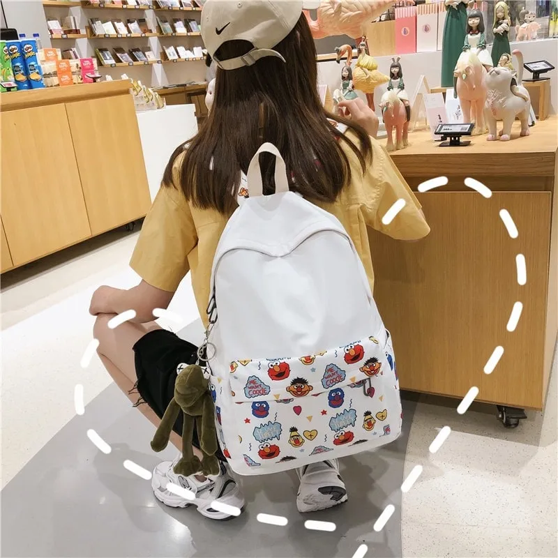 Kawaii Sesame Street Backpack