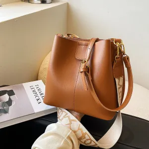 Kayla Shoulder Strap Bucket Bags
