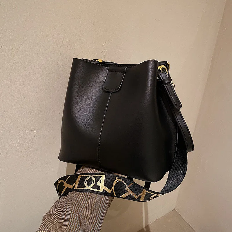 Kayla Shoulder Strap Bucket Bags