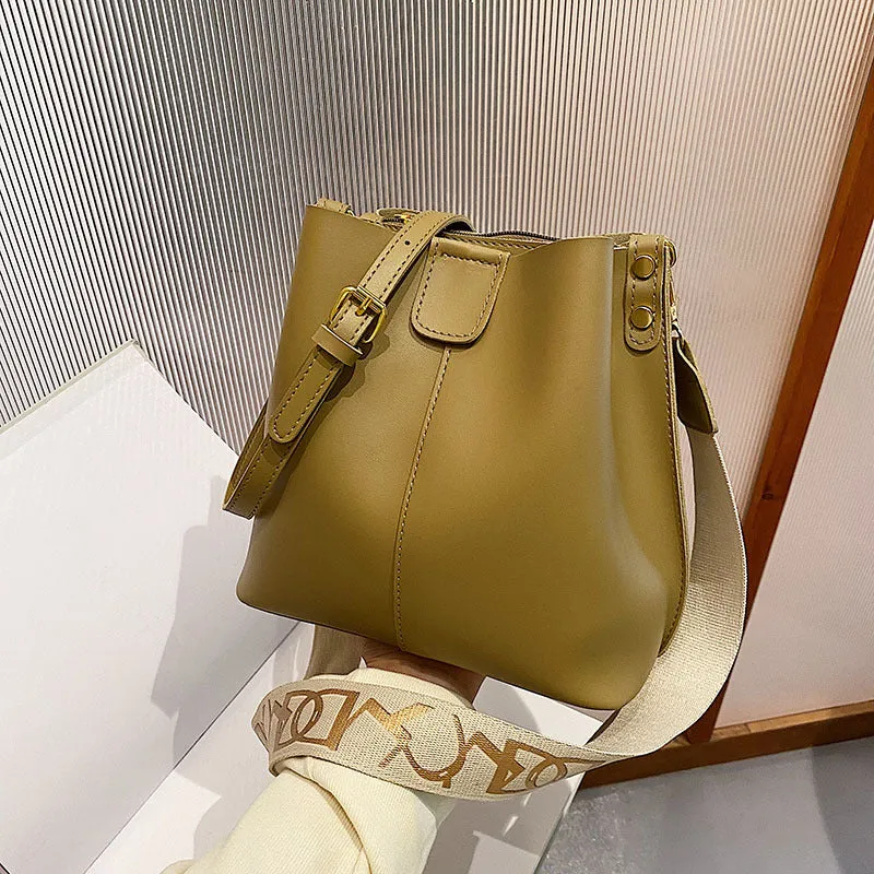 Kayla Shoulder Strap Bucket Bags