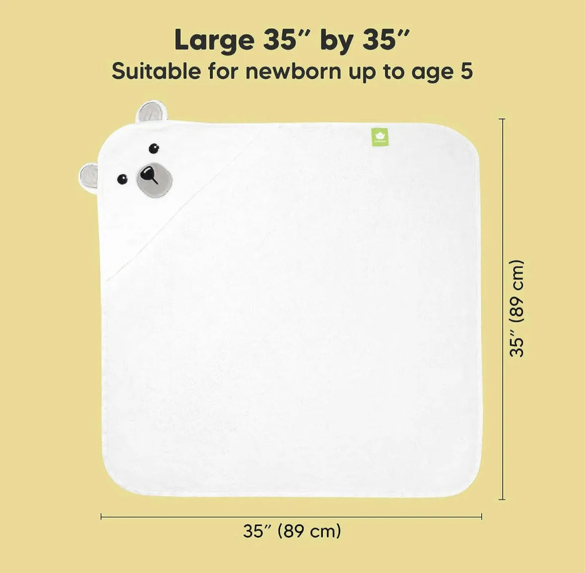 KeaBabies Baby Hooded Towel