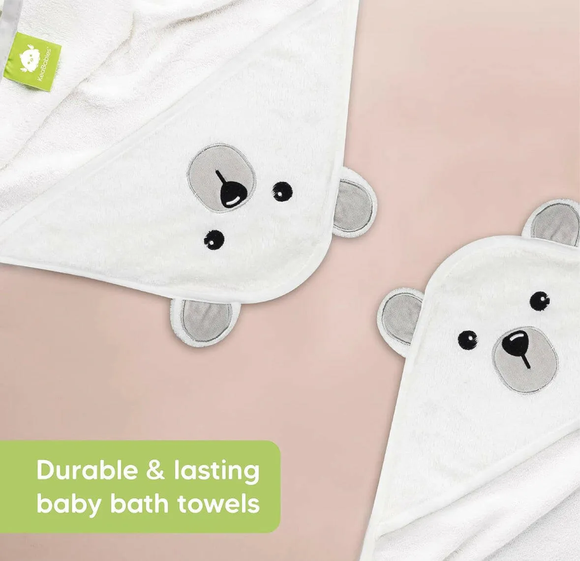 KeaBabies Baby Hooded Towel