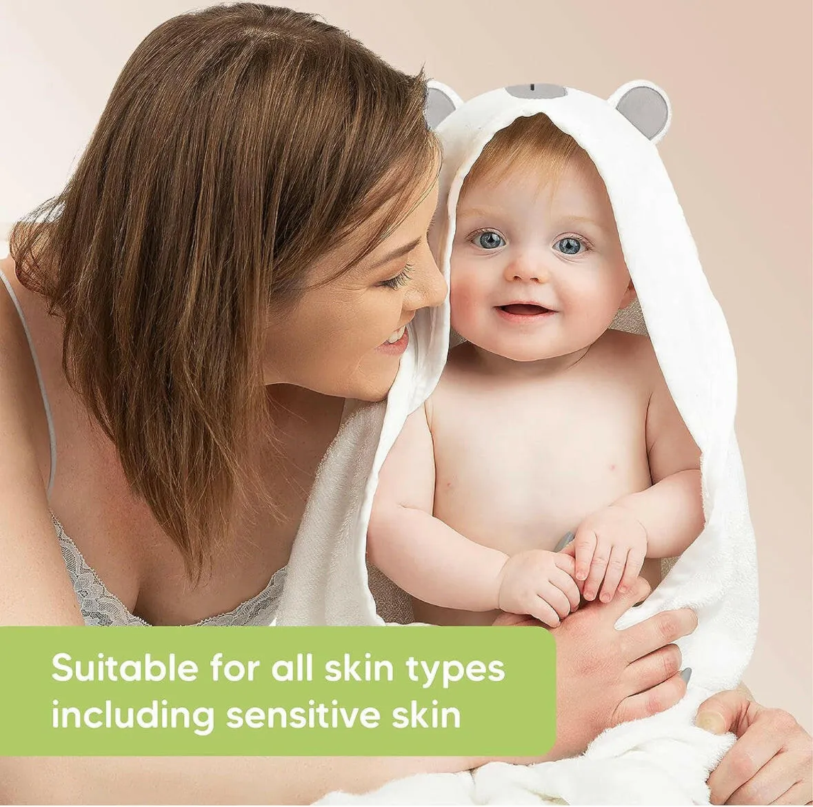 KeaBabies Baby Hooded Towel