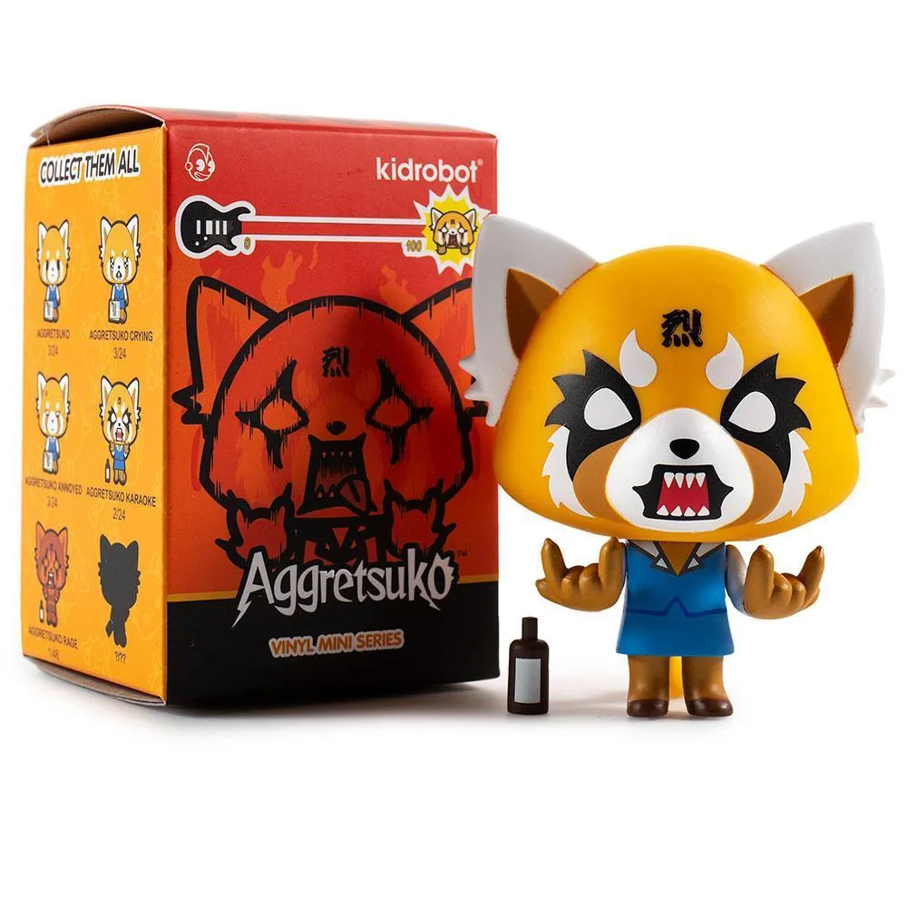Kidrobot x Sanrio Aggretsuko Vinyl Mini Series: (1 Blind Box)