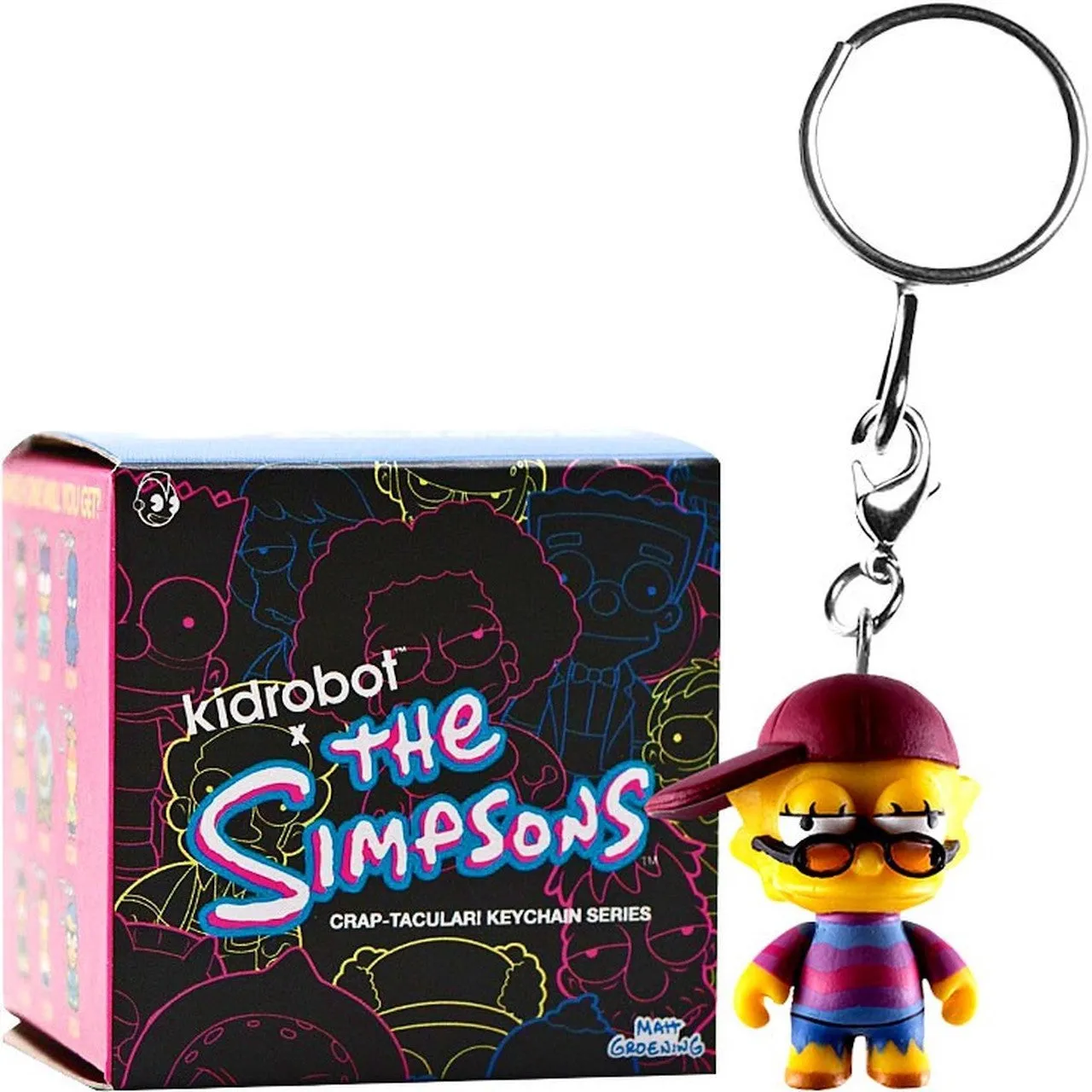 Kidrobot x The Simpsons Craptacular Keychain Series: (1 Blind Box)