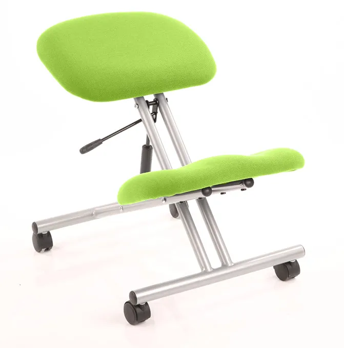 Kneeling Stool with Silver Frame