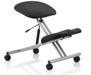 Kneeling Stool with Silver Frame