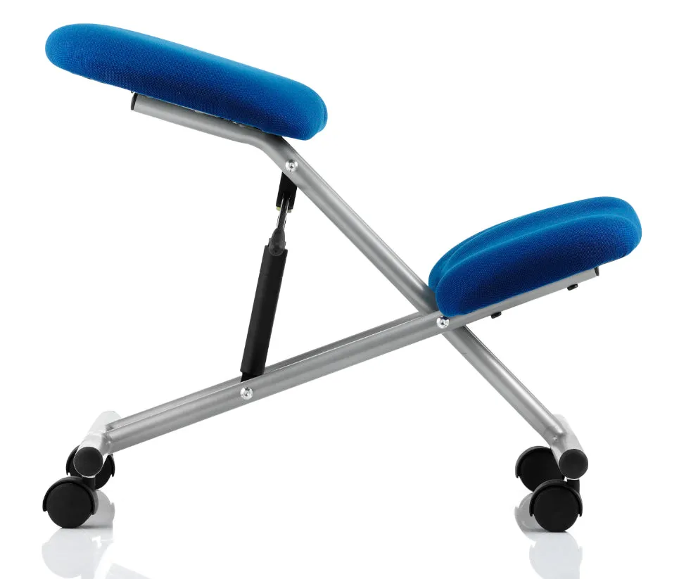Kneeling Stool with Silver Frame