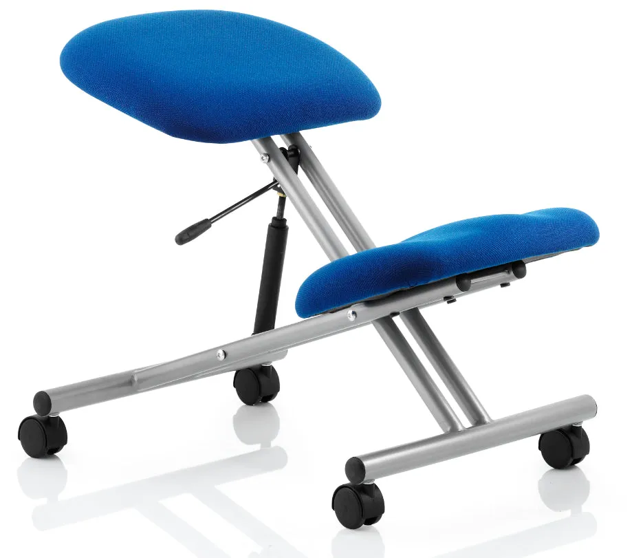Kneeling Stool with Silver Frame