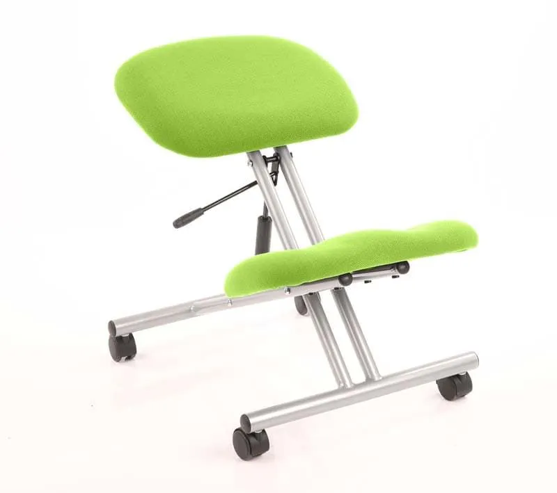 Kneeling Stool with Silver Frame